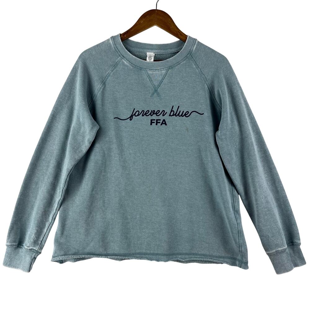 Perrin Women's FFA (Future Farmers of America) Forever Blue Sweatshirt SZ M Blue